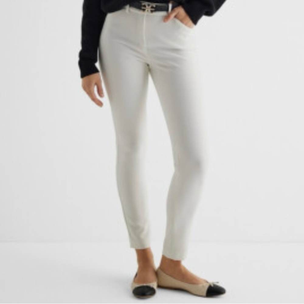 Express Women's Cream Skinny Pants